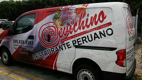 Cevichino catering van