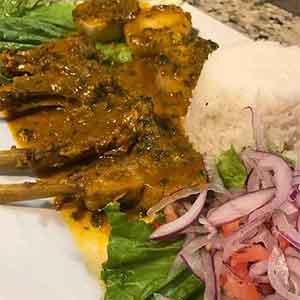 Lamb chops a la chiclayana