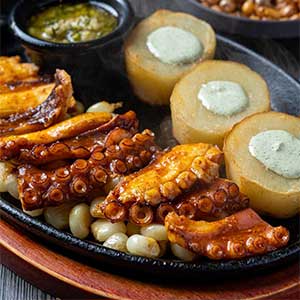 Pulpo a la parrilla