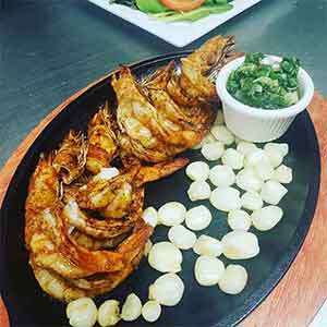 Grilled shrimp